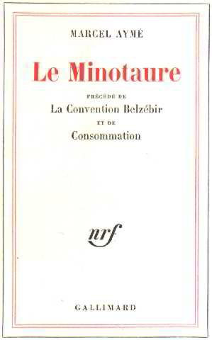 le minotaure precede de la convention belzébir et de consommation