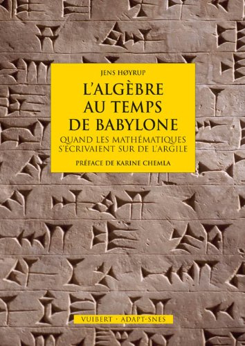 l'algèbre au temps de babylone : quand les mathématiques s'écrivaient sur de l'argile