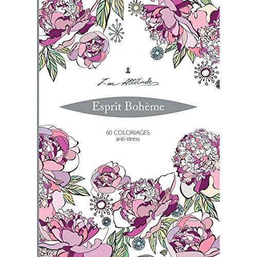 coloriages pour adulte "esprit bohème - zen attitude"