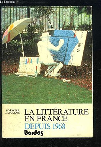 la littérature en france depuis 1968